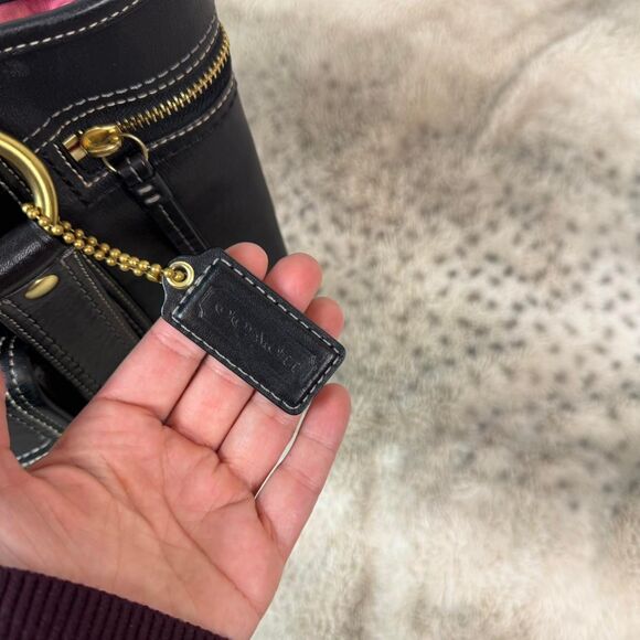 Coach Vintage Y2K Legacy 65th Anniversary Black Leather Shoulder Bag - Picture 8 of 9